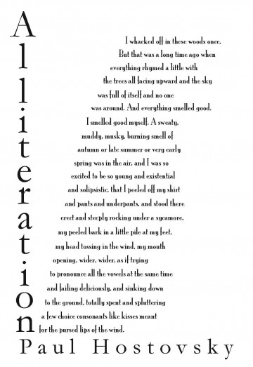 Alliteration By Paul Hostovsky